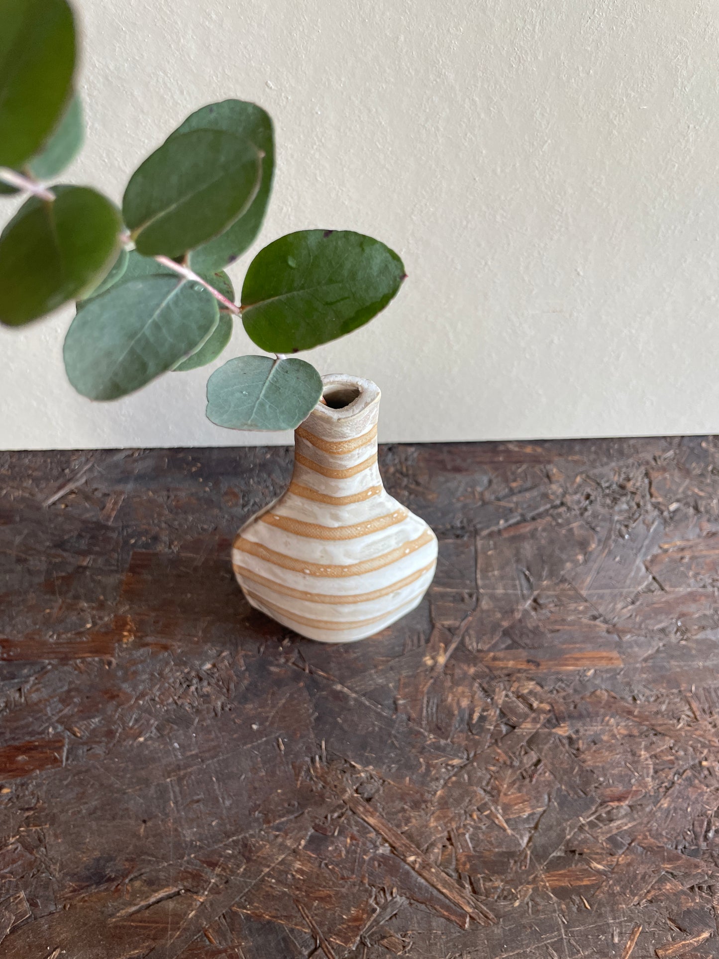 Vaso Levante, bianco a righe