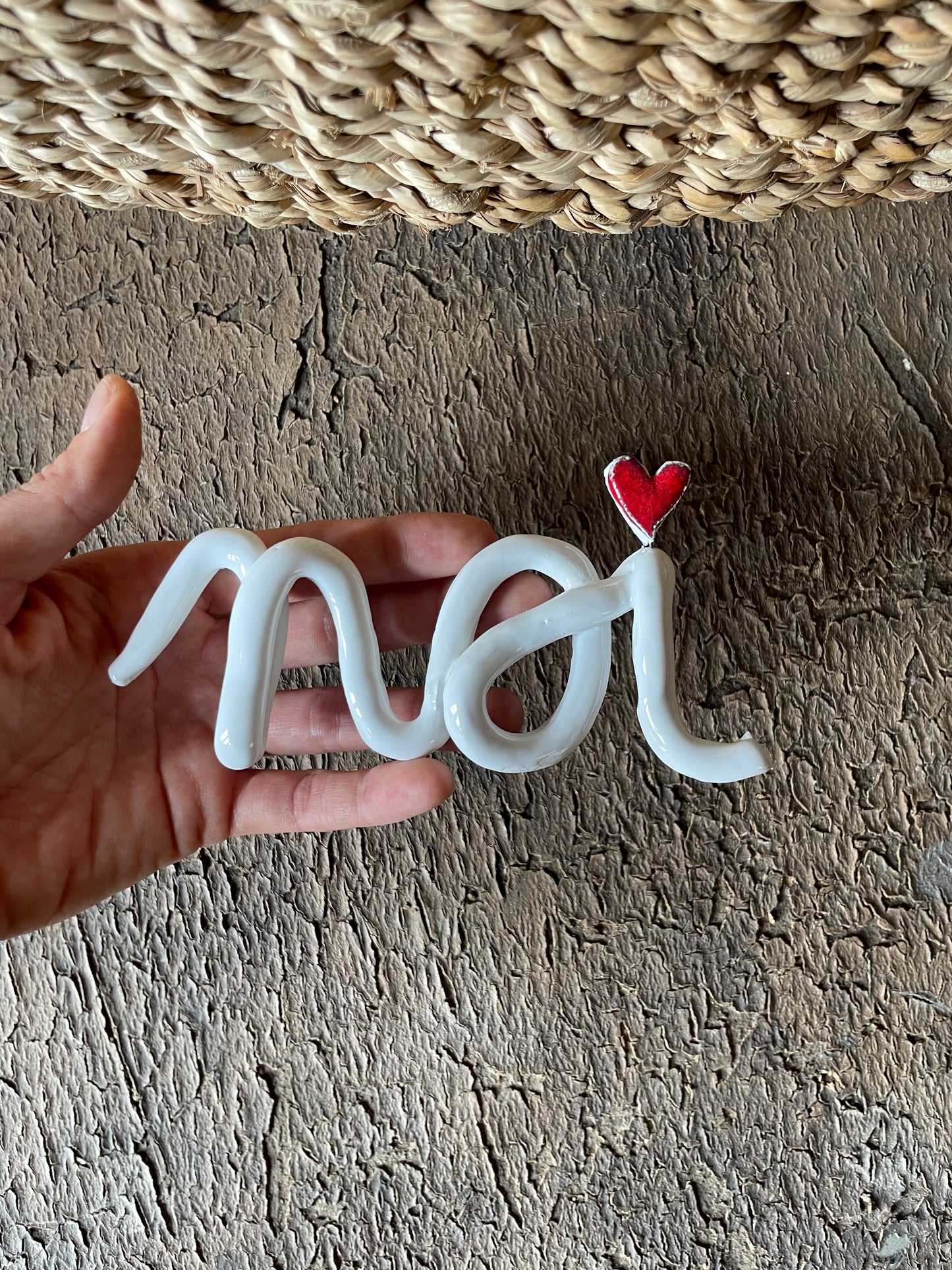 Concreto "noi" bianco