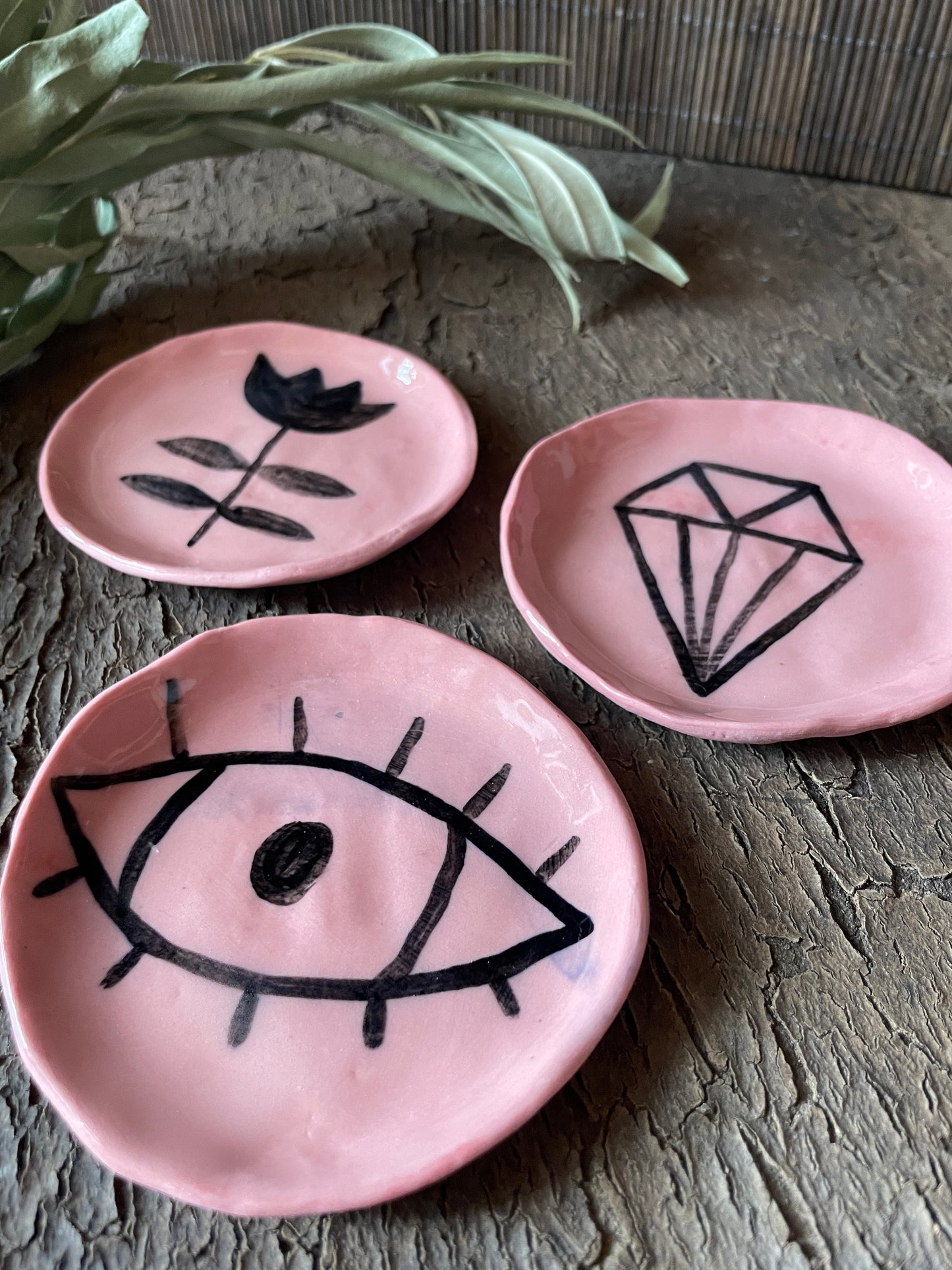 Set Ring dish Pink