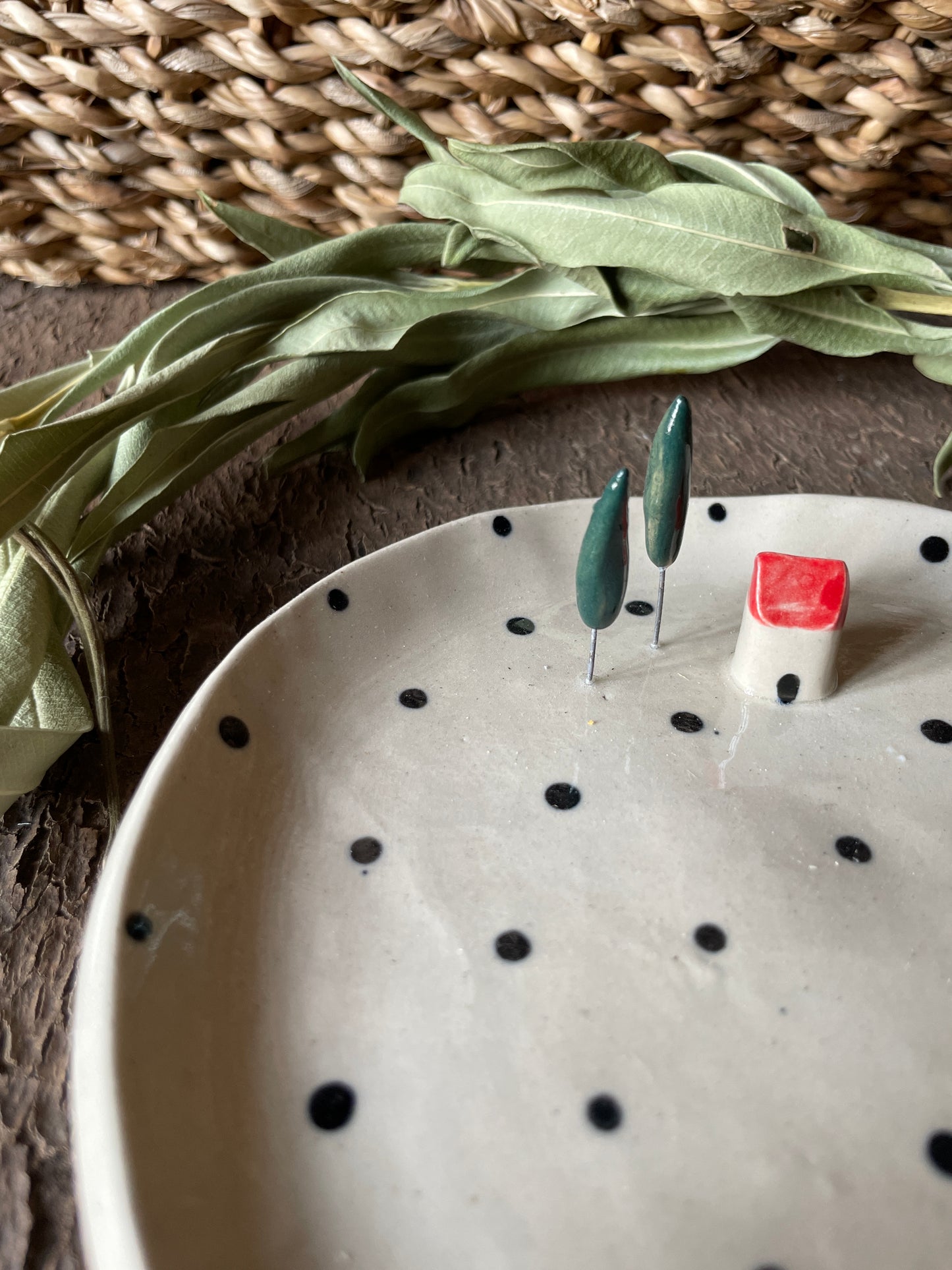 Piattino Ring dish Radici (grande)