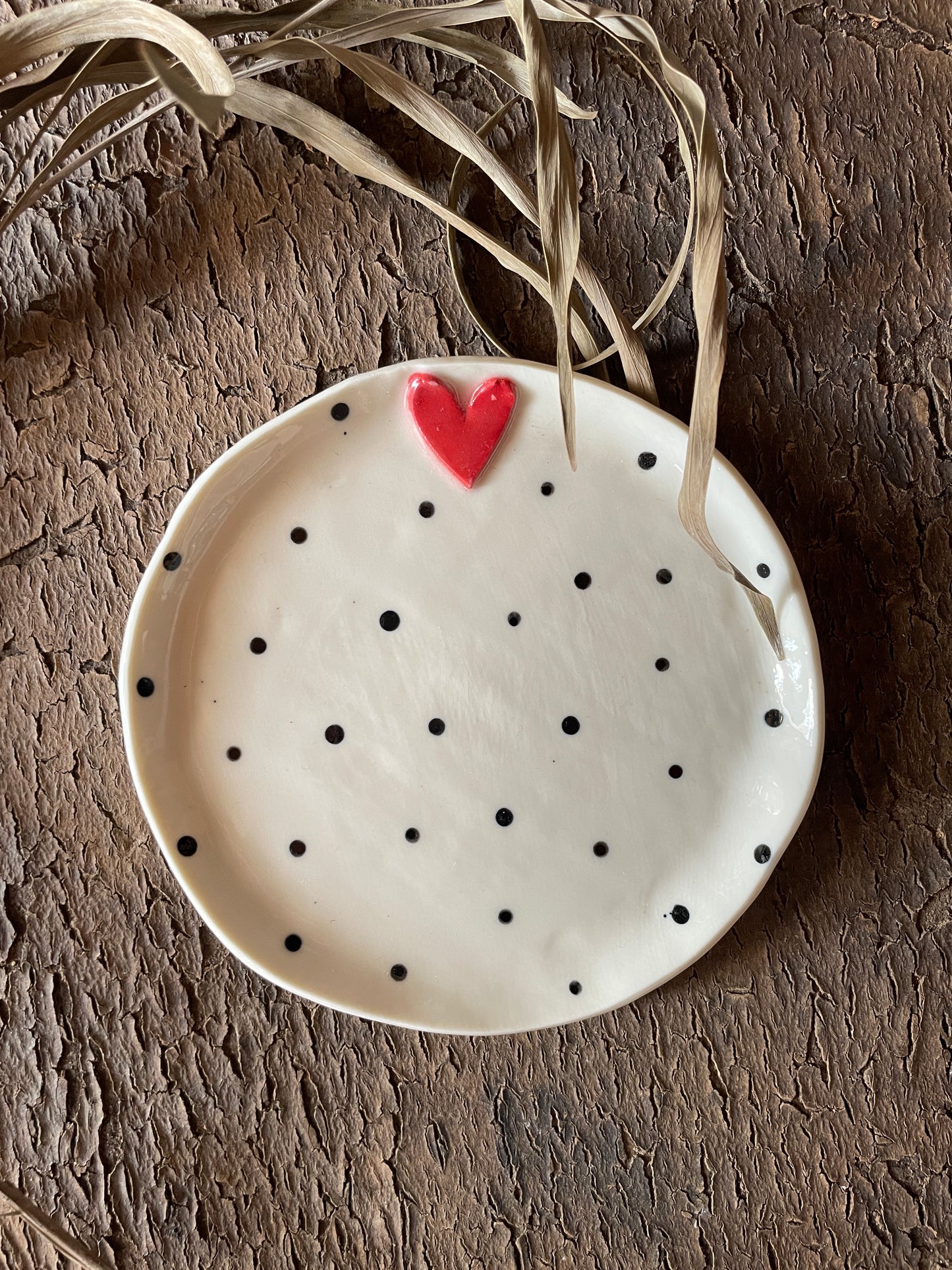 Piattino Sweet Detail pois (grande)