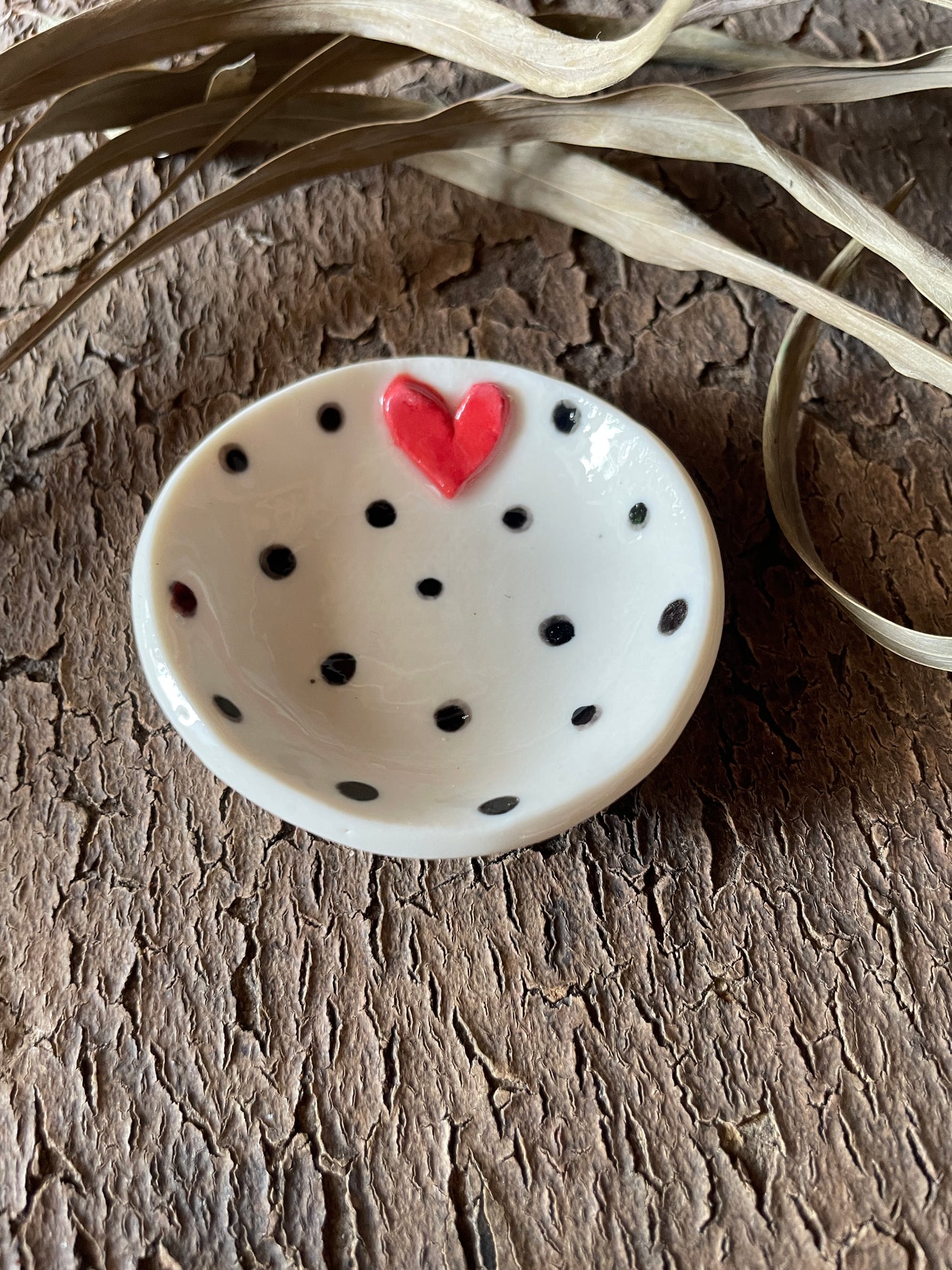 Piattino Sweet Detail pois(piccolo) porcellana