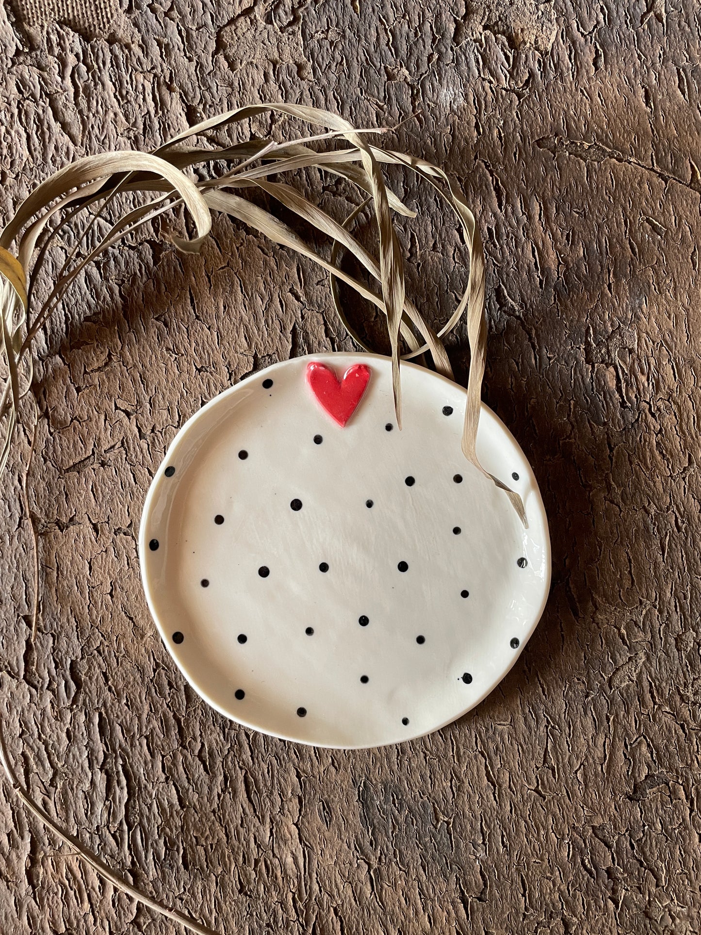 Piattino Sweet Detail pois (grande)