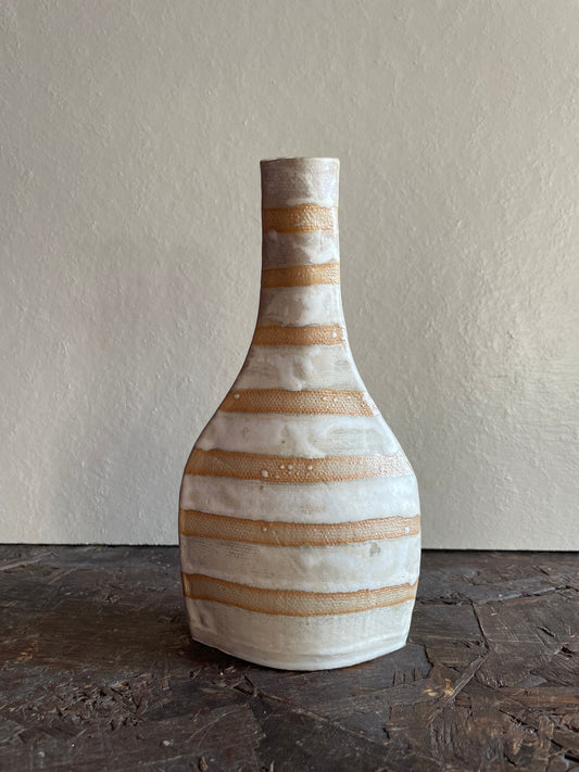 Vaso Levante, bianco a righe