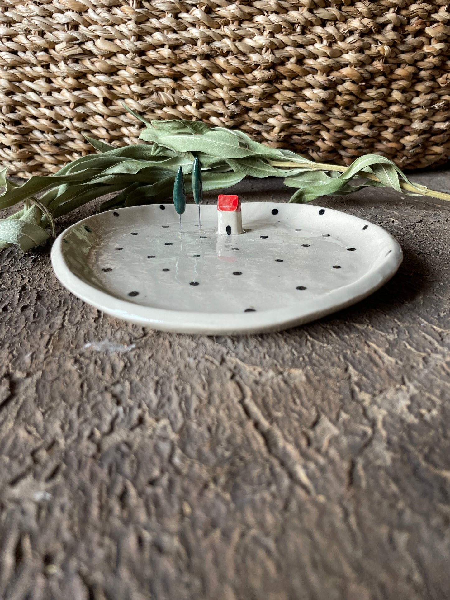 Piattino Ring dish Radici (grande)