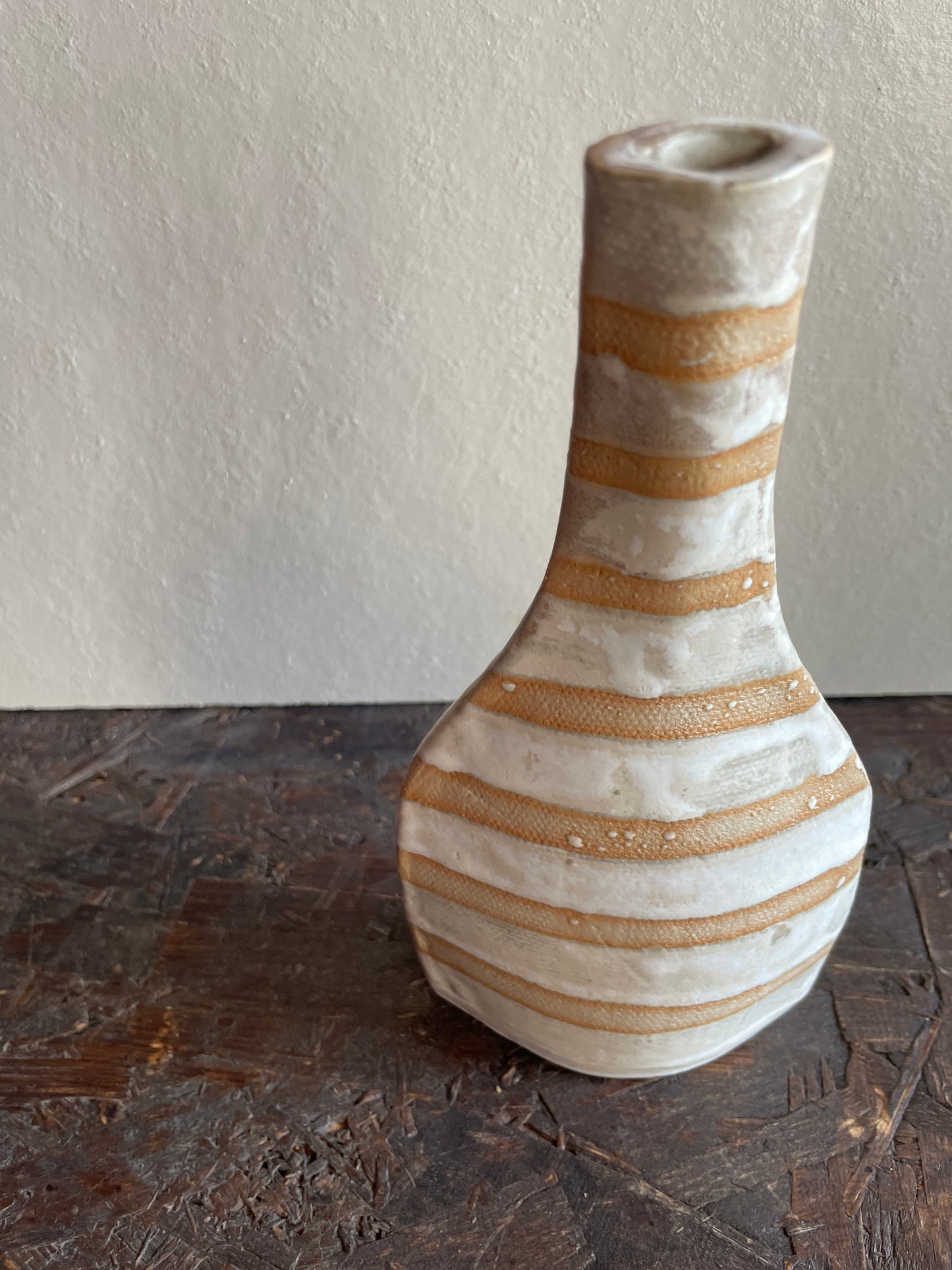 Vaso Levante, bianco a righe