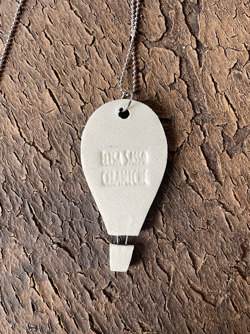 Collana Mongolfiera righe nere