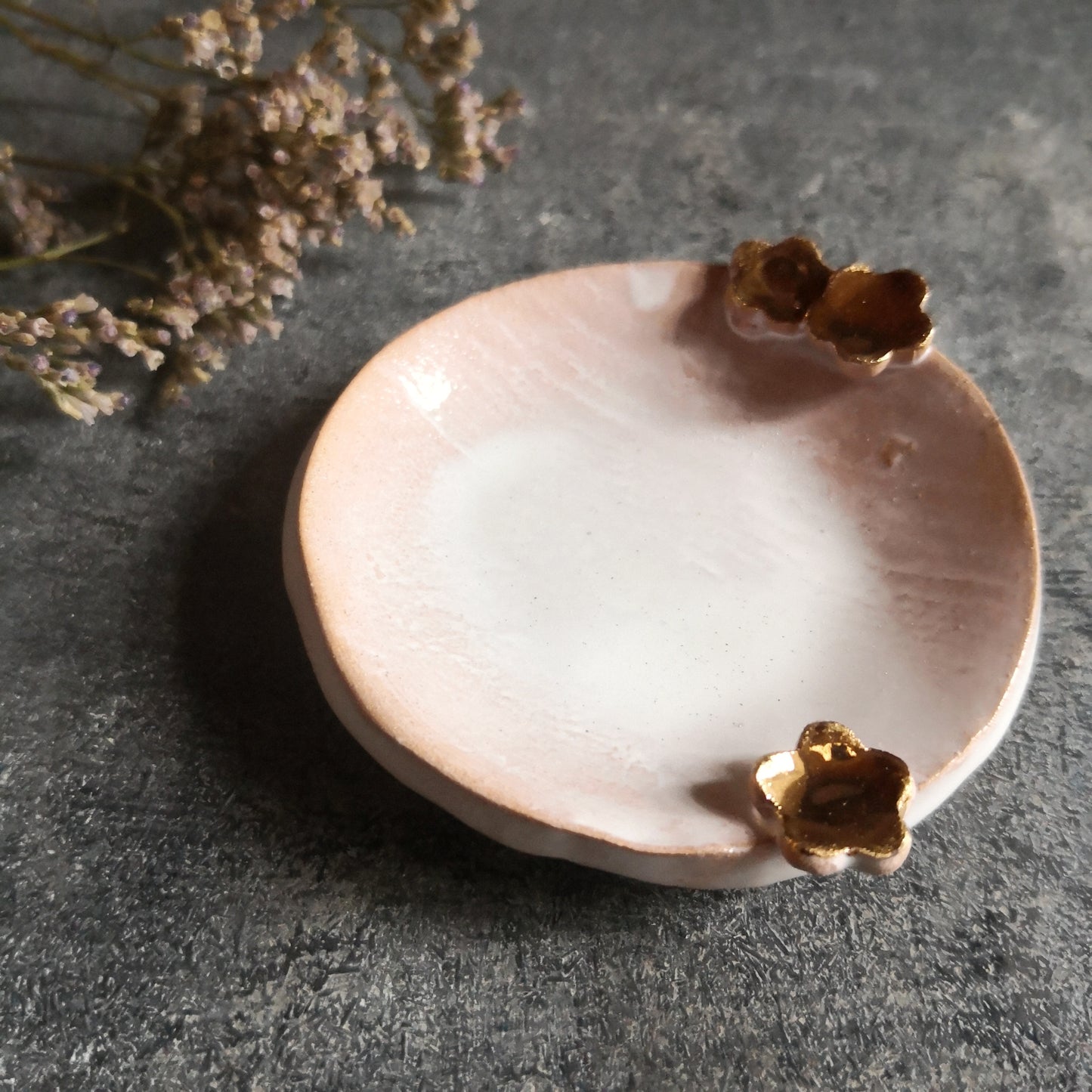 Ring dish "le fleur d'or" misura piccola
