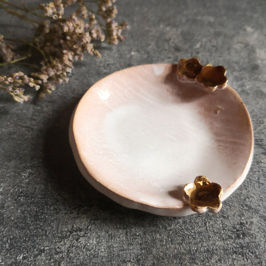 Ring dish "le fleur d'or" misura piccola