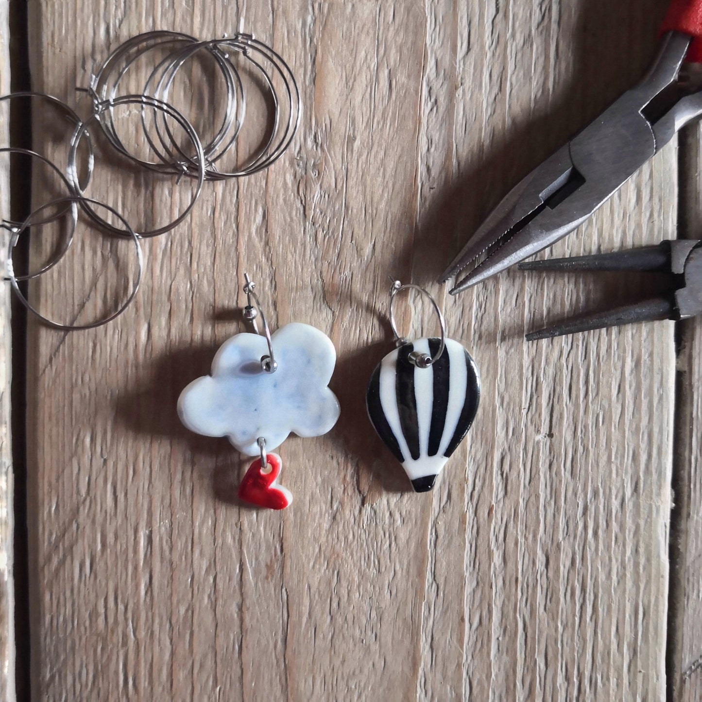 Orecchini "tra le nubi"