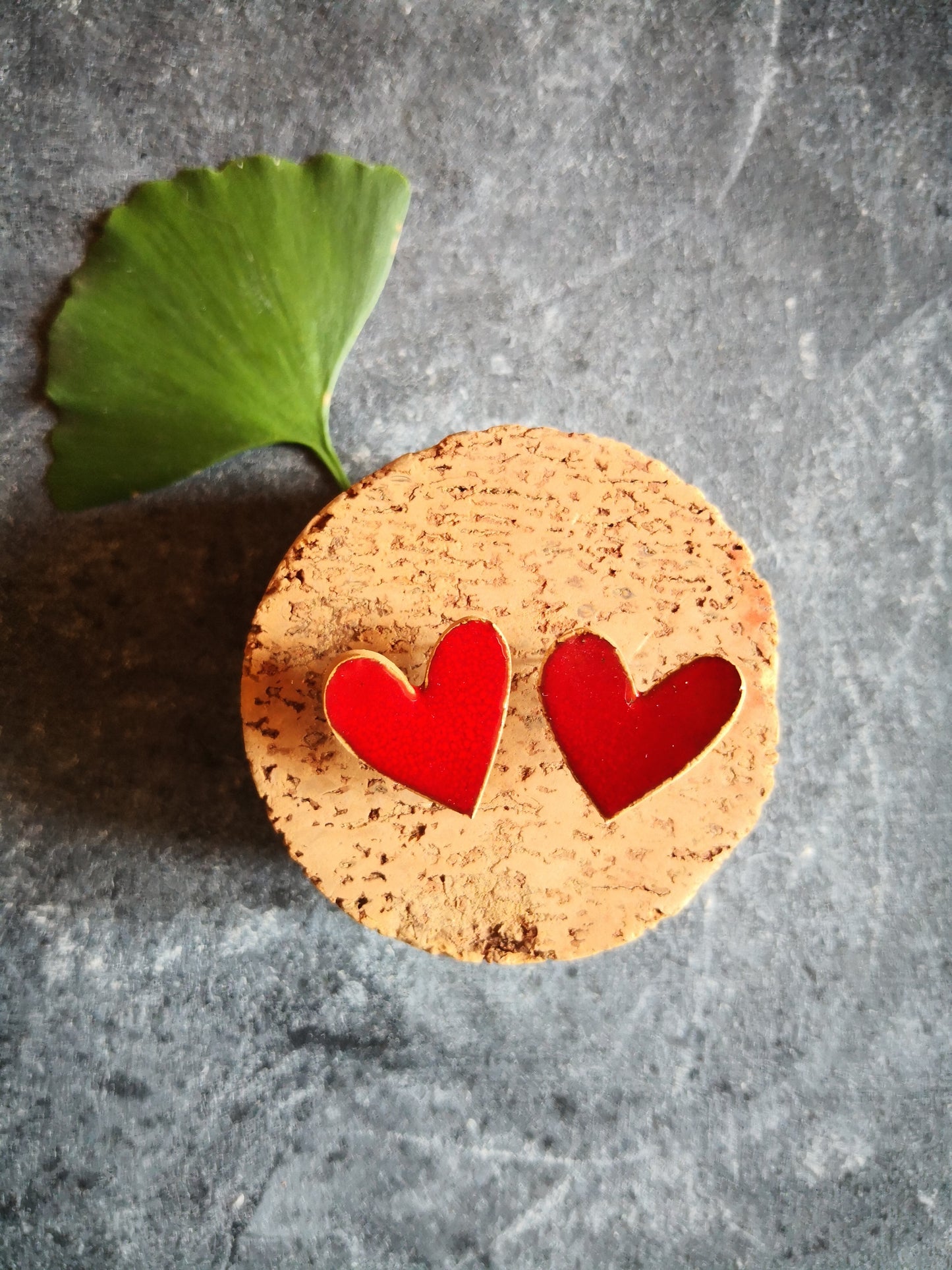 Orecchini cuore grandi