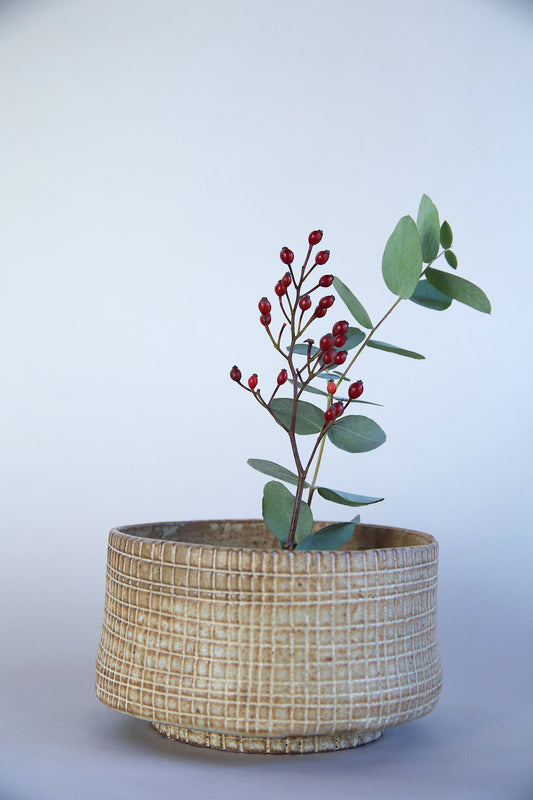 Vaso “squadro” per la composizione dei fiori, misura grande