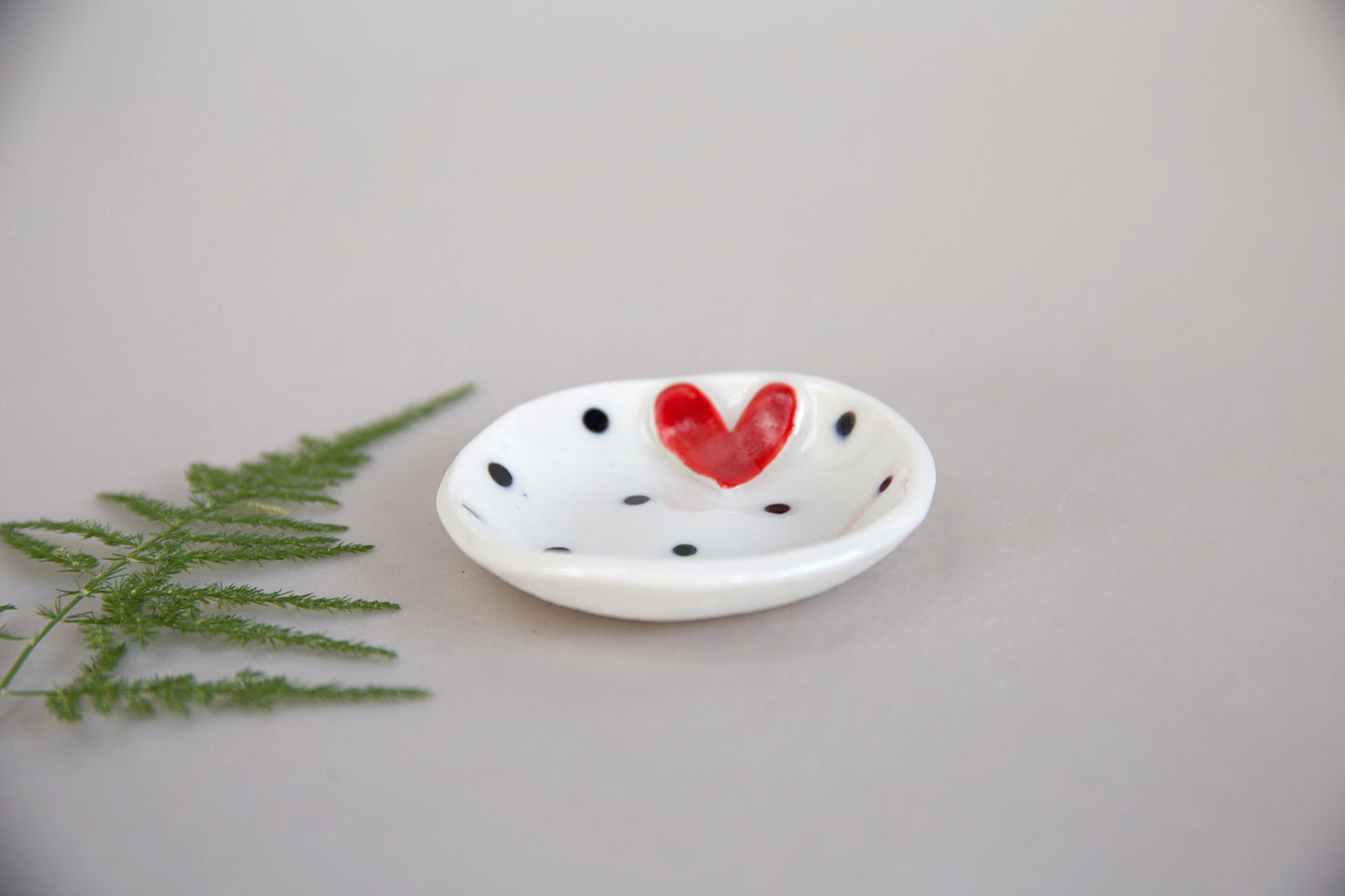 Piattino Sweet Detail pois(piccolo) porcellana