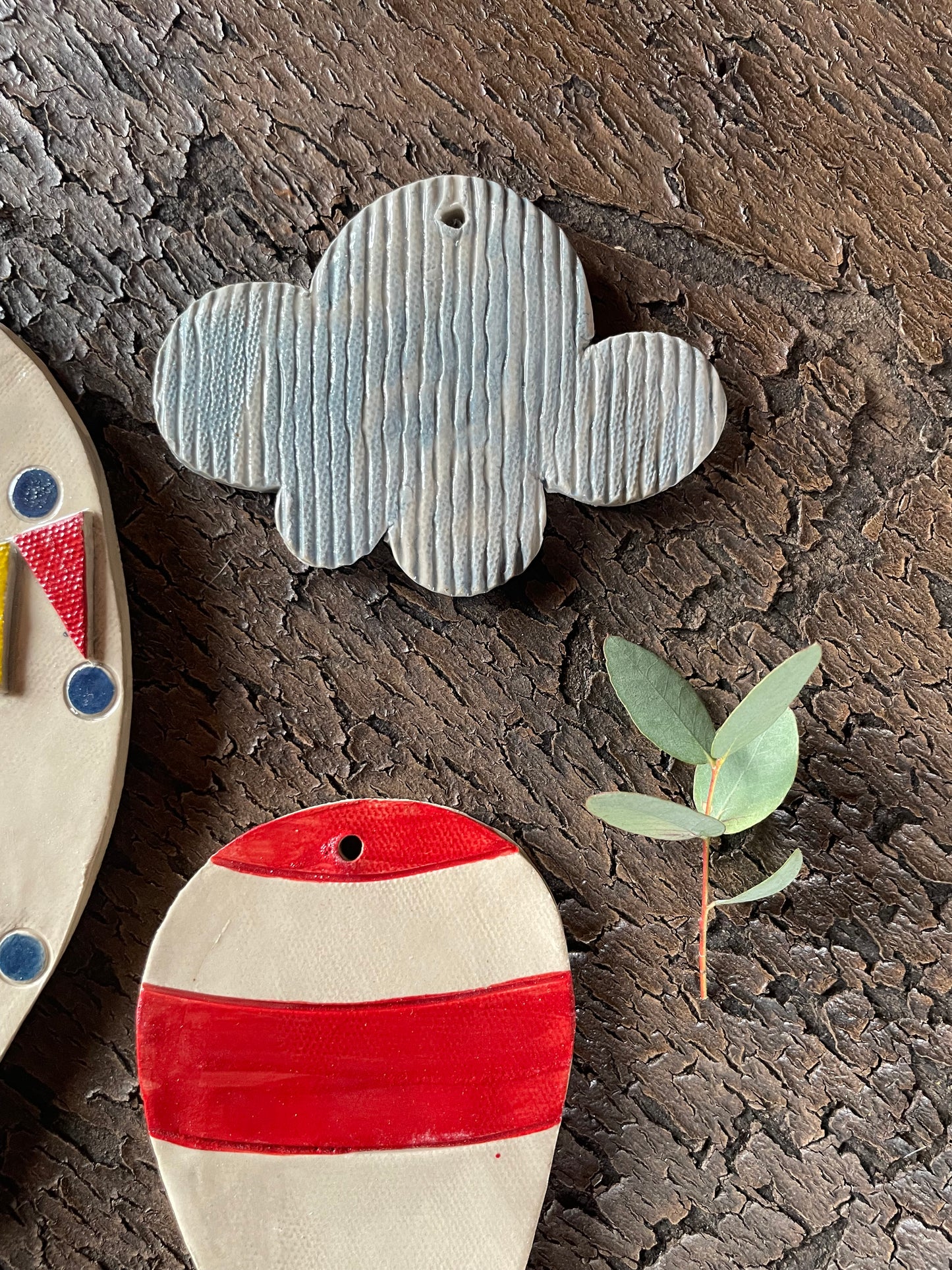 set Mongolfiere "sognando l’azzurro a pois blu”