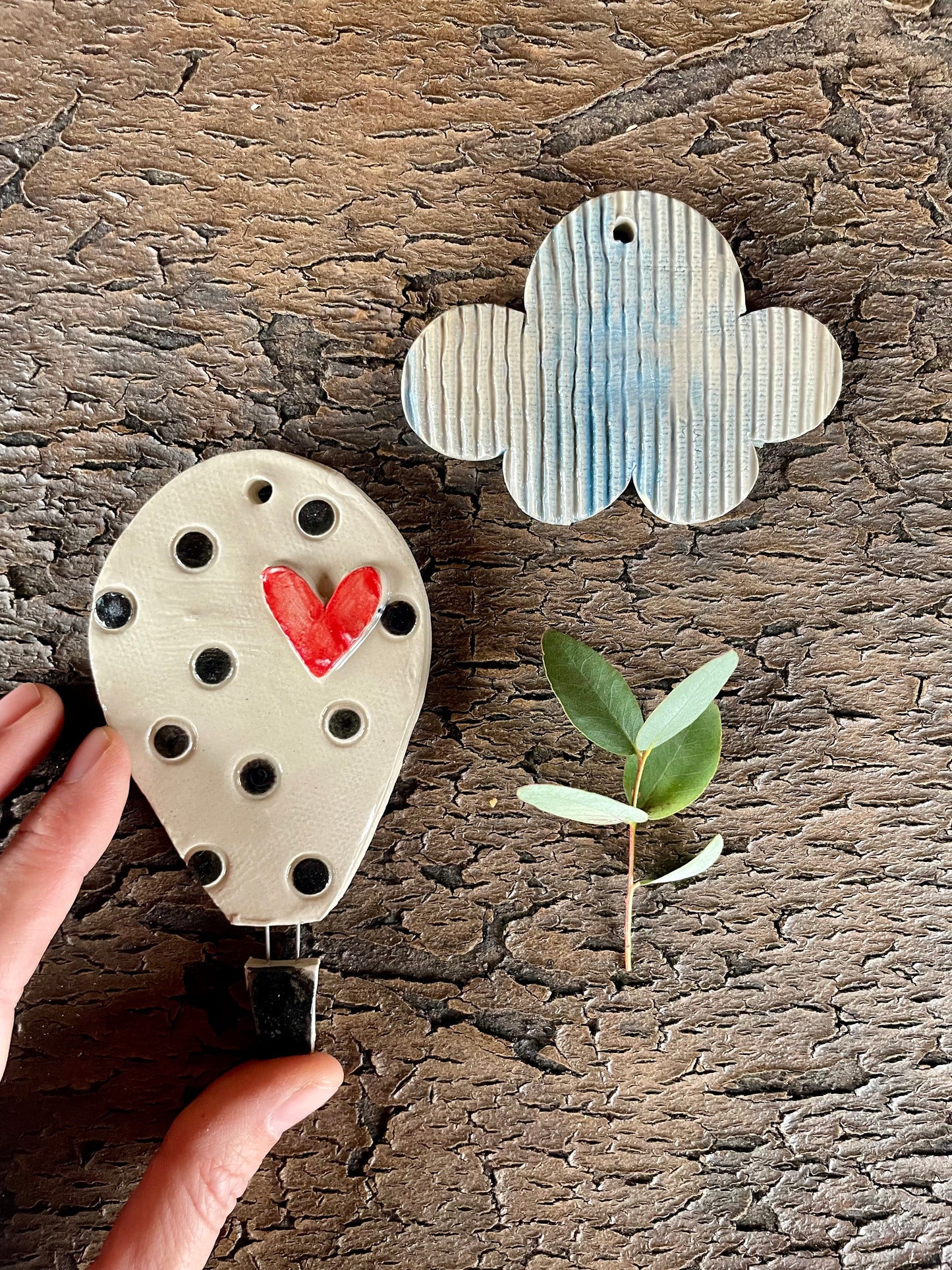 set Mongolfiere "pois neri e nuvola”