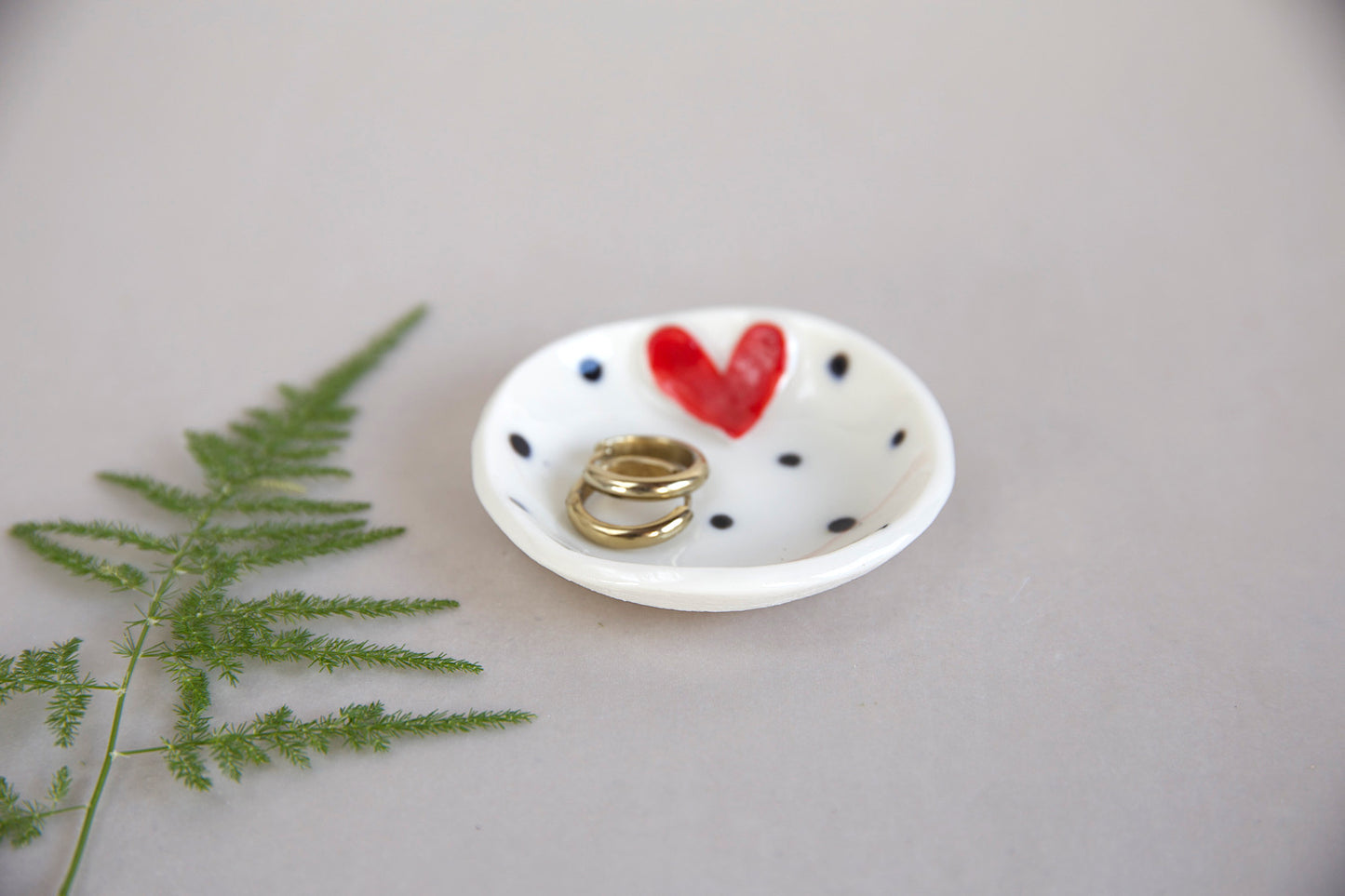 Piattino Sweet Detail pois(piccolo) porcellana