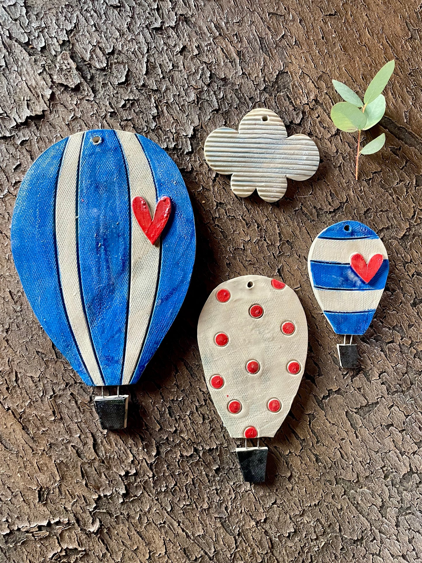 set Mongolfiere "sognando l’azzurro”