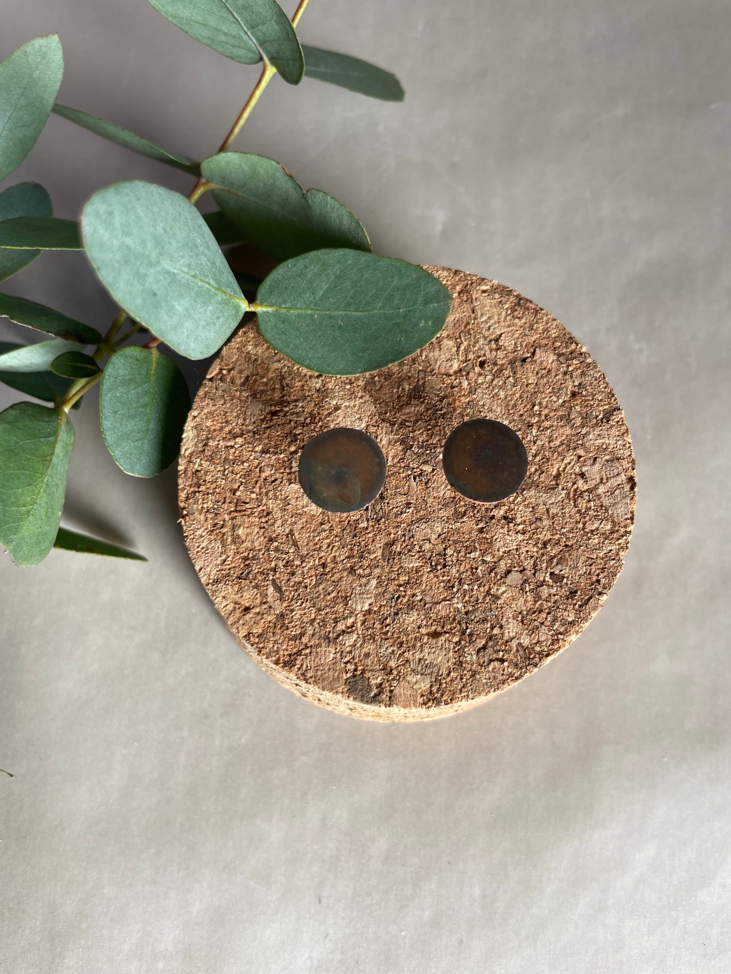 Orecchini Lobo Basic nero cangiante