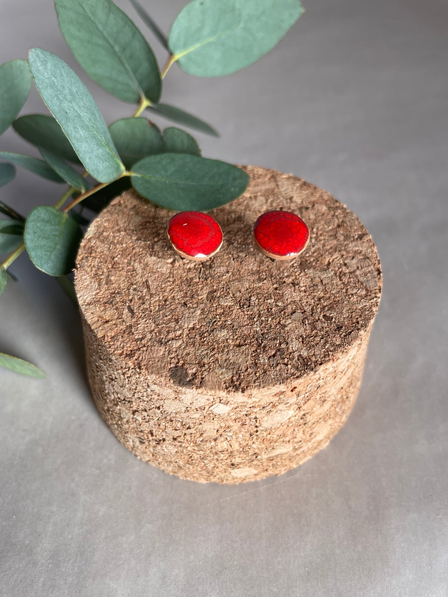 Orecchini Lobo Basic rossi