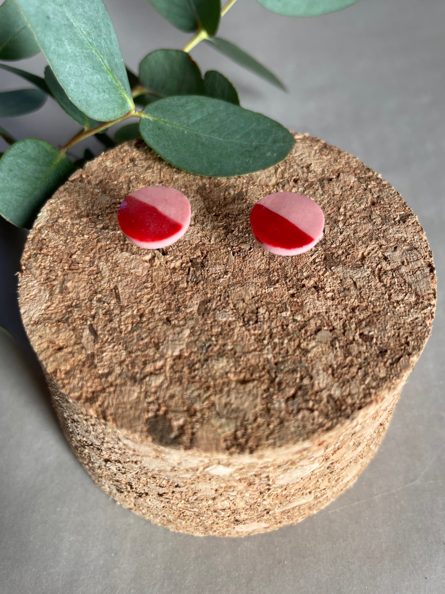 Orecchini basic porcellana rosa