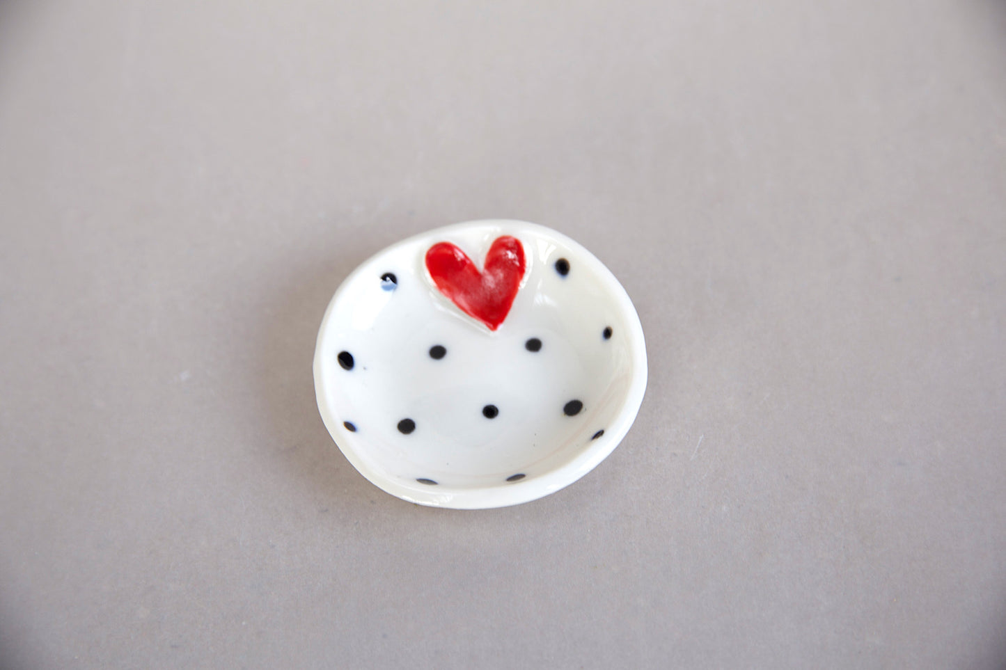 Piattino Sweet Detail pois(piccolo) porcellana