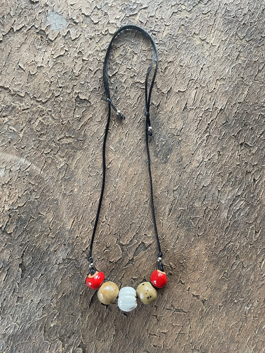 Collana perle semplice #1