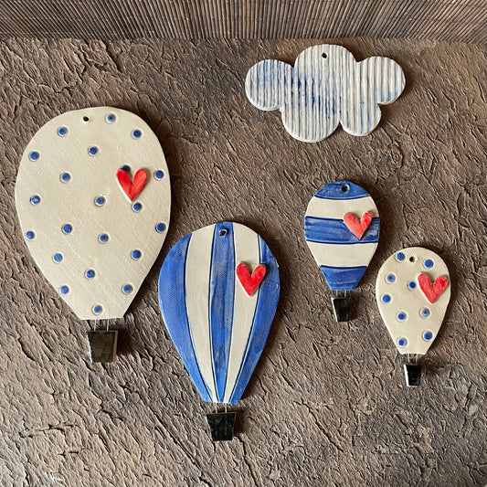 set Mongolfiere "blu”