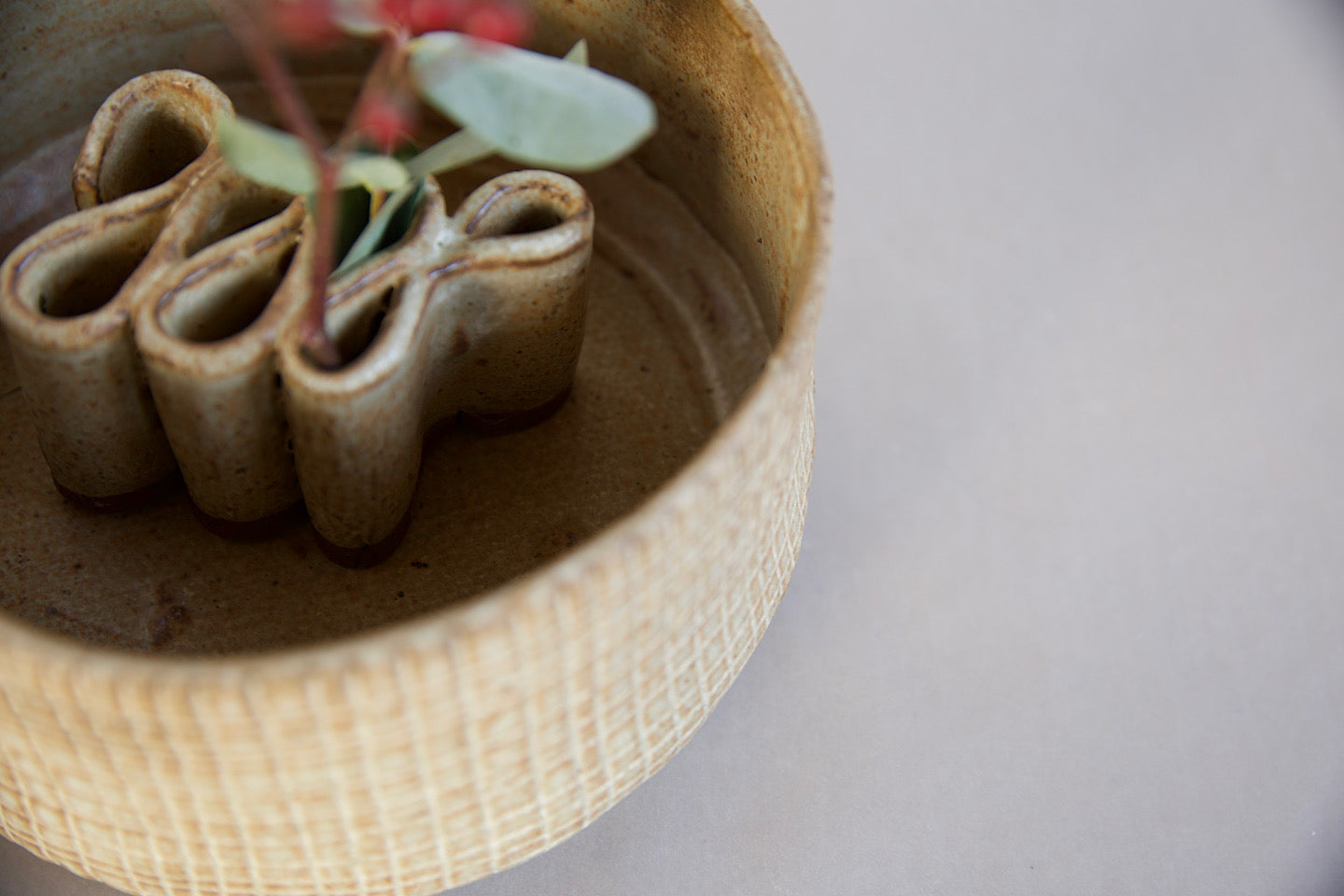 Vaso “squadro” per la composizione dei fiori, misura grande