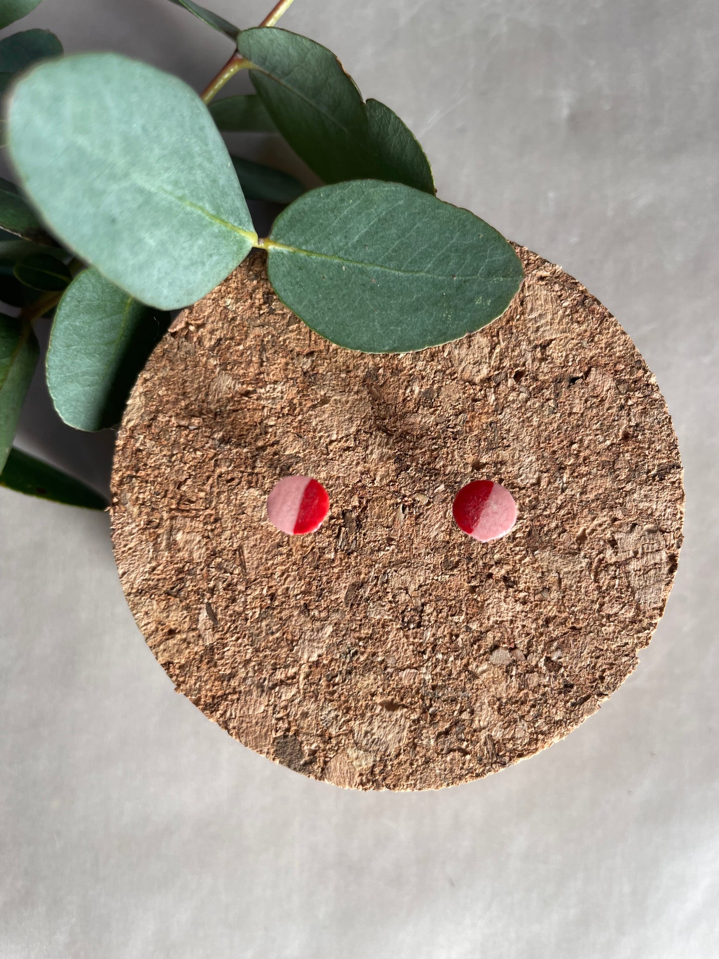 Orecchini basic porcellana rosa MINI