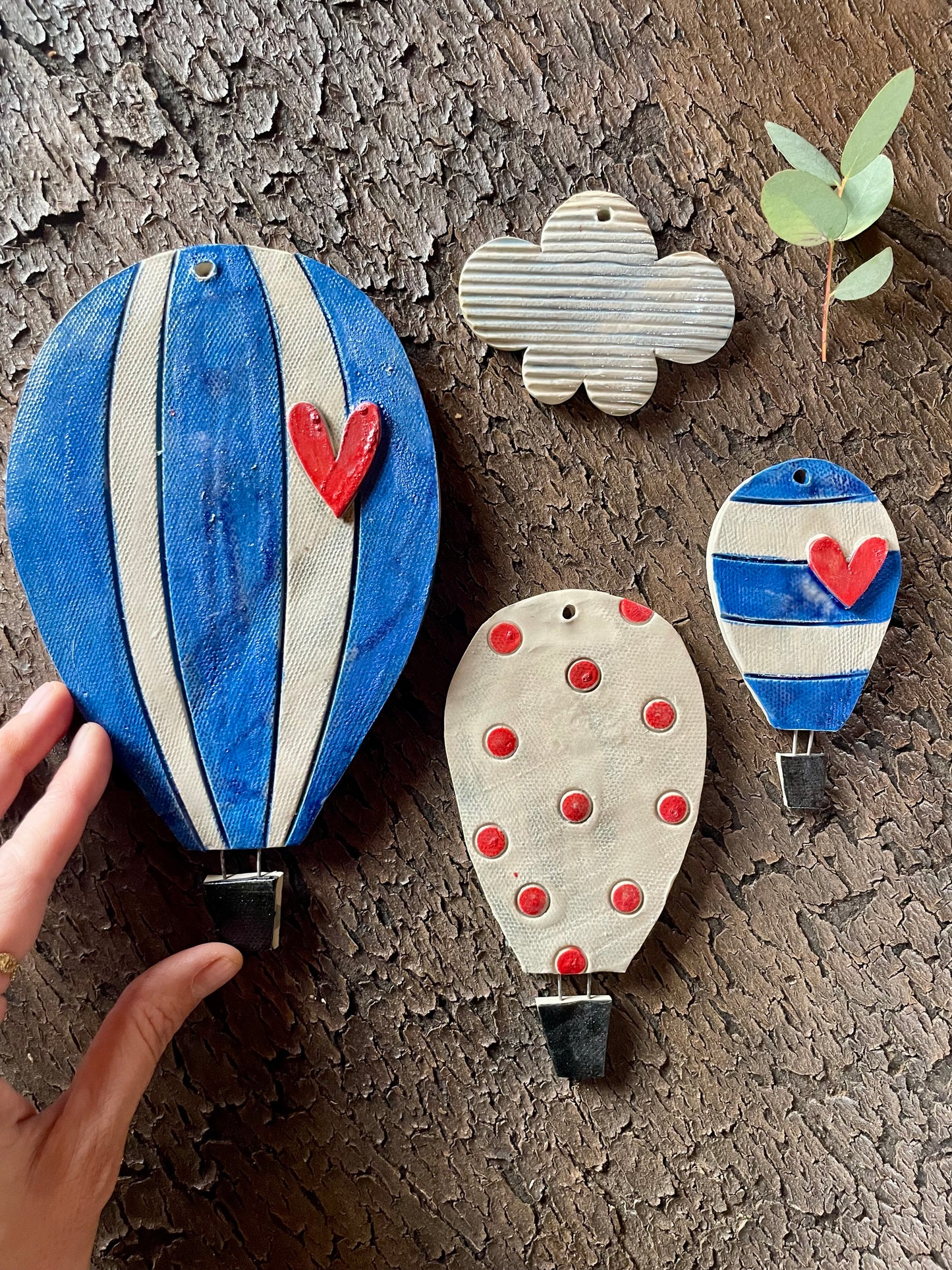 set Mongolfiere "sognando l’azzurro”